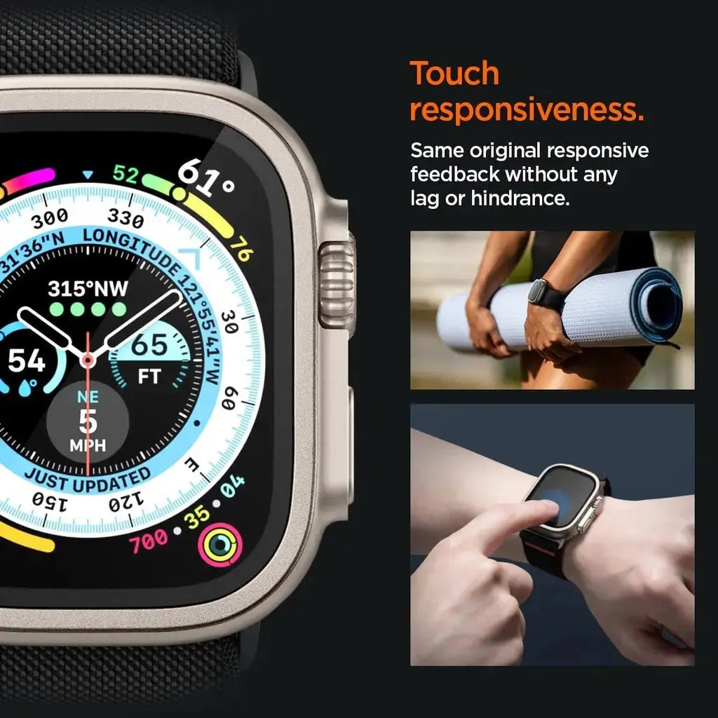 Apple Watch Screen Protector Series Ultra 2/1 (49mm) Full Cover Glas.tR Slim Pro - Spigen Singapore