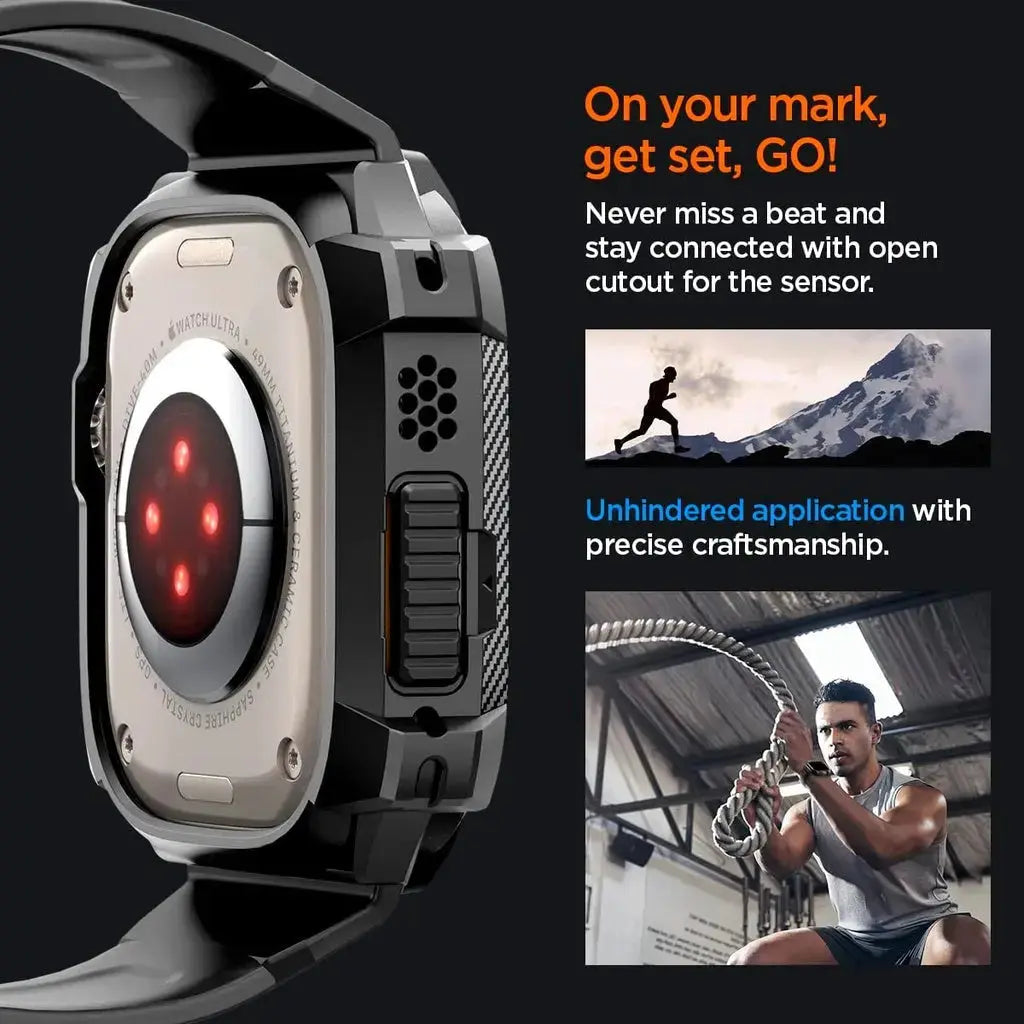 Apple Watch Case Ultra 2 / 1 (49mm) Rugged Armor Pro - Spigen Singapore