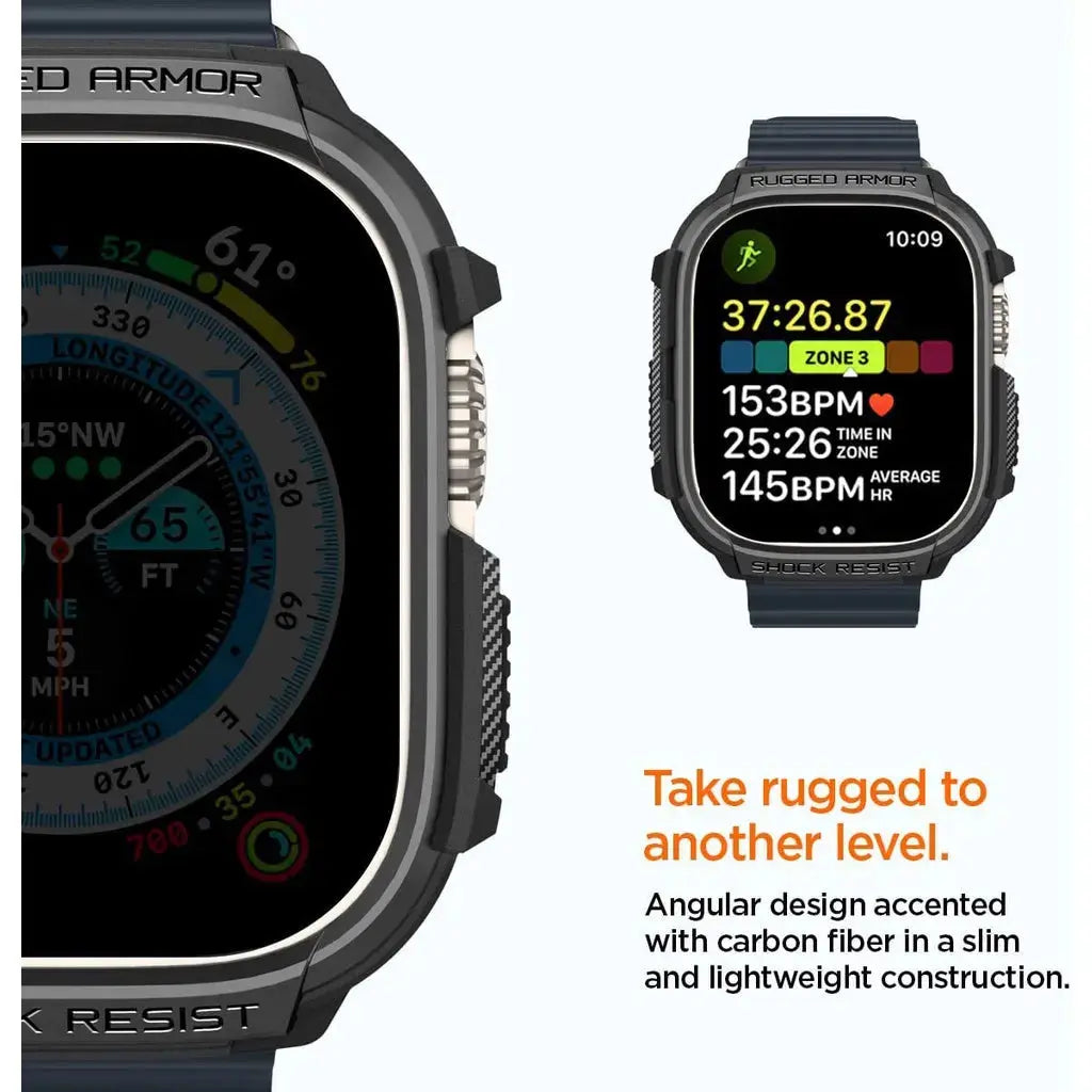 Apple Watch Case Ultra 2 / 1 (49mm) Rugged Armor - Spigen Singapore