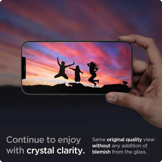 iPhone 12 / 12 Pro GLAS.tR Privacy HD Screen Protector - Spigen Singapore