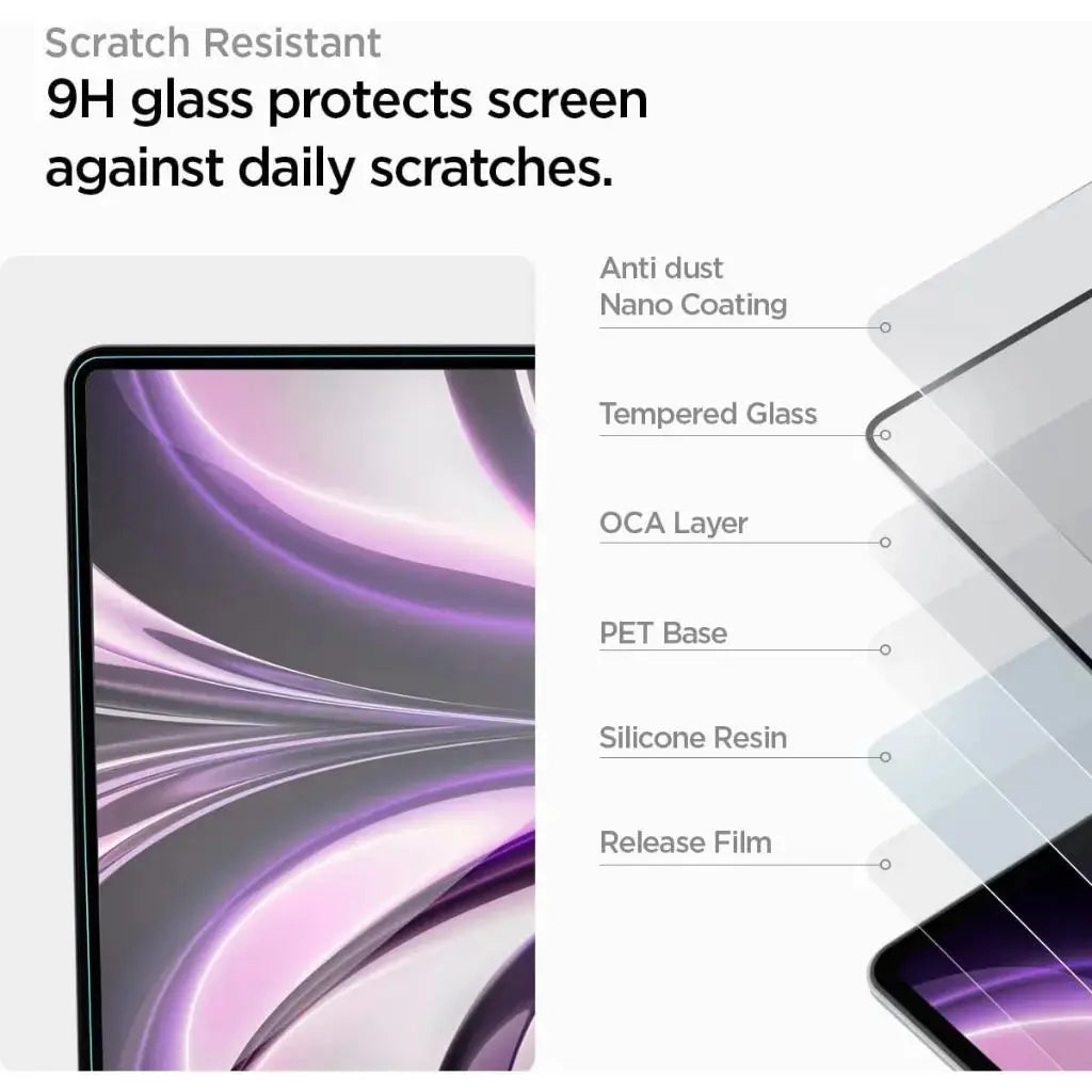 MacBook Air 13.6"  (2025 / 2024 / 2022) Screen Protector Full Coverage - Spigen Singapore