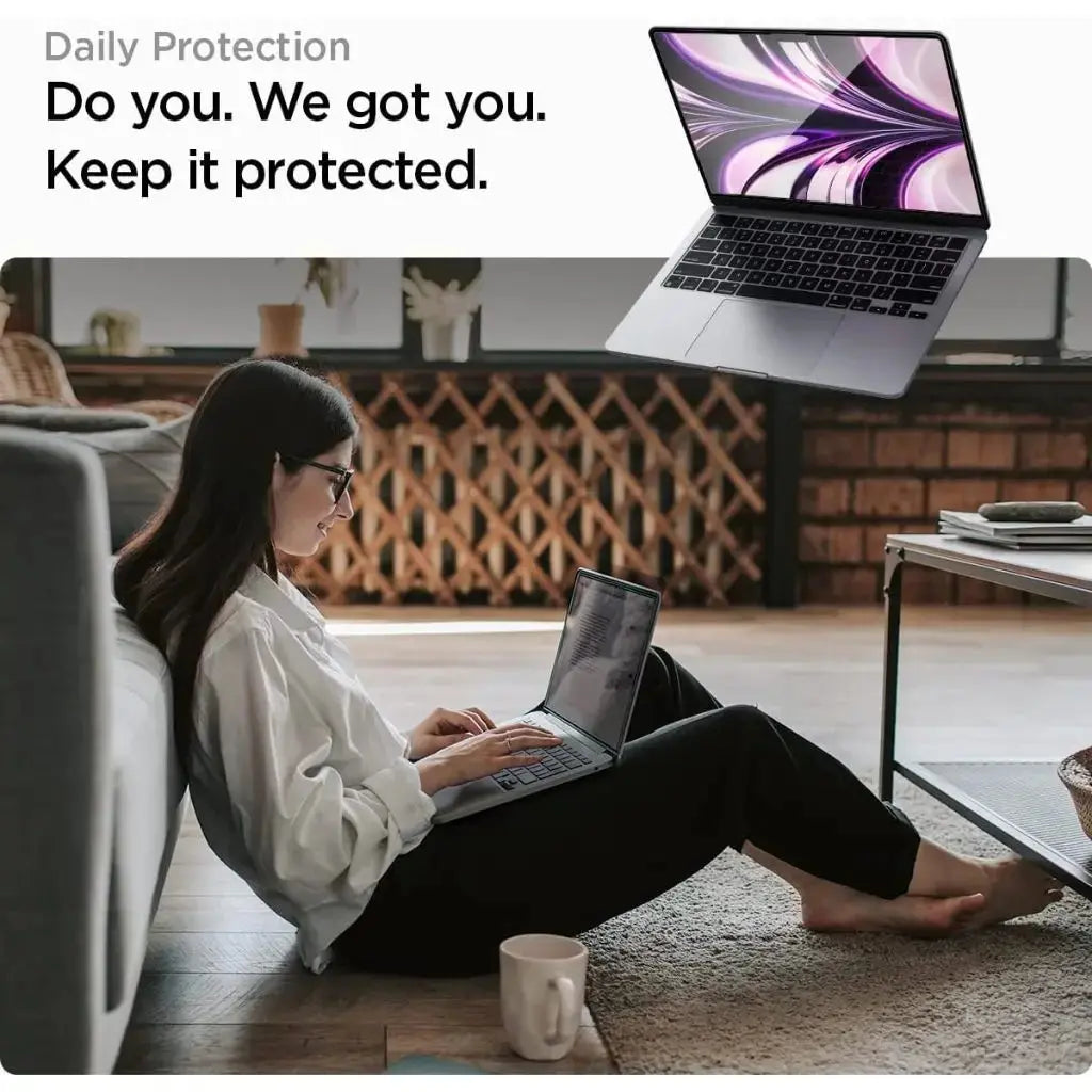 MacBook Air 13.6"  (2025 / 2024 / 2022) Screen Protector Full Coverage - Spigen Singapore