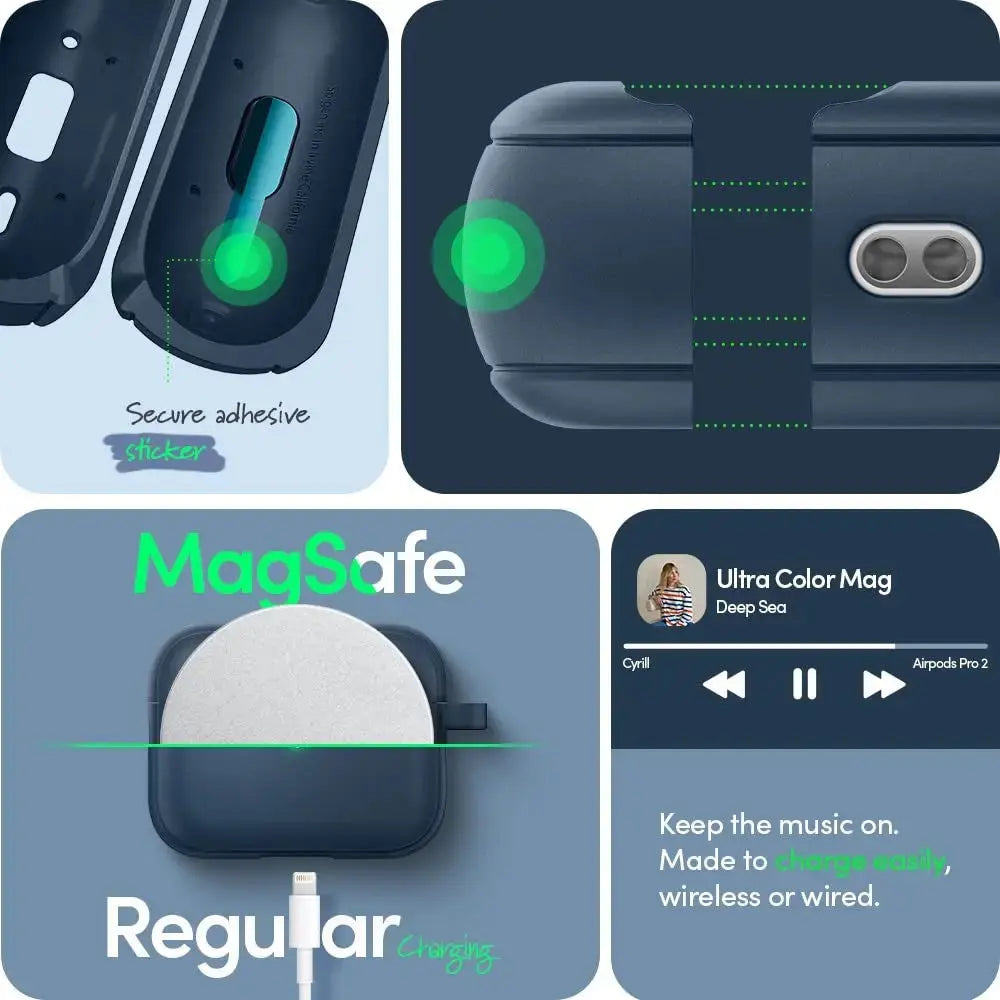 Cyrill AirPods Pro 2 Case (2023/2022) Ultra Color Mag Cover - Spigen Singapore