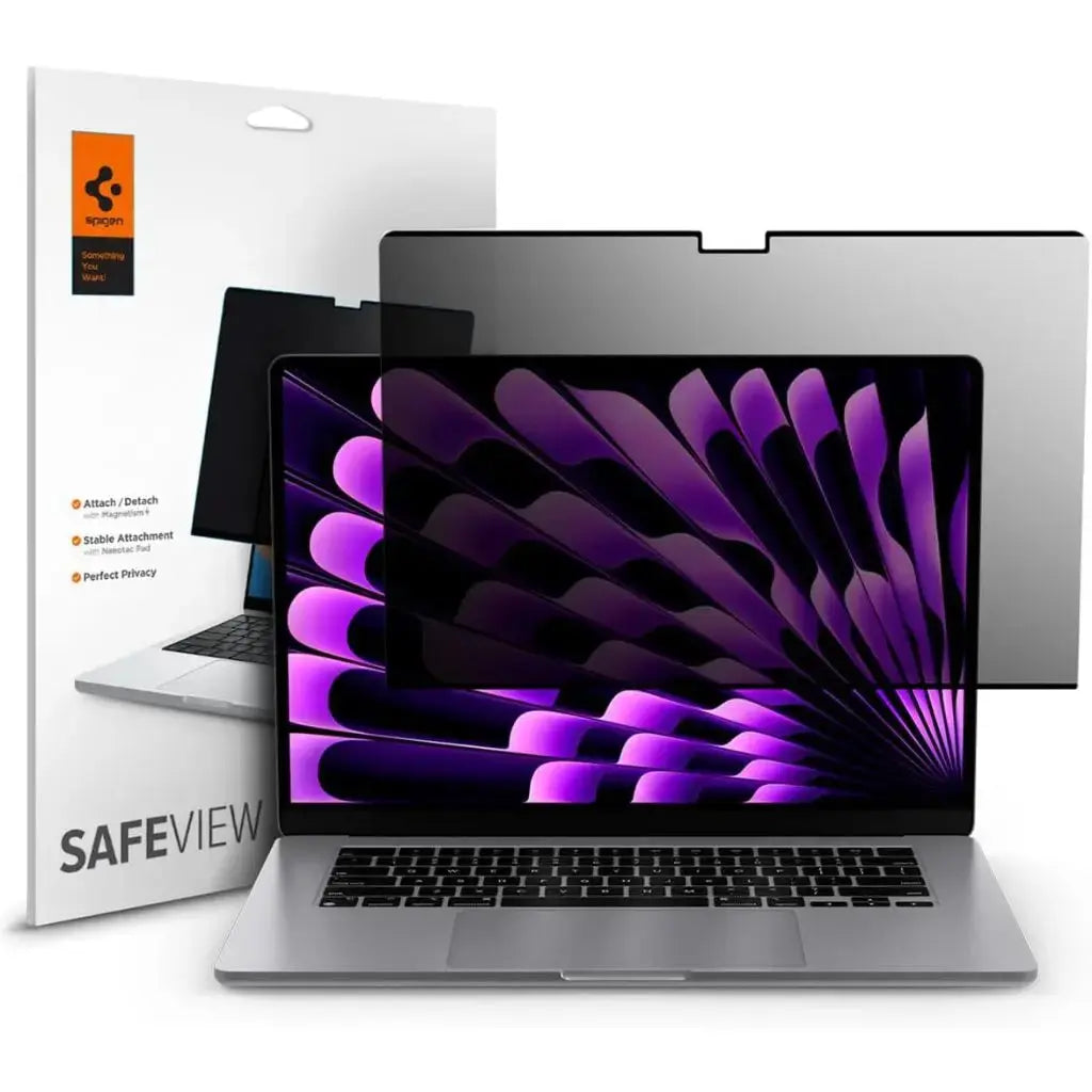 MacBook Air 15" (2025 / 2024 / 2023) Privacy Screen Protector - Spigen Singapore