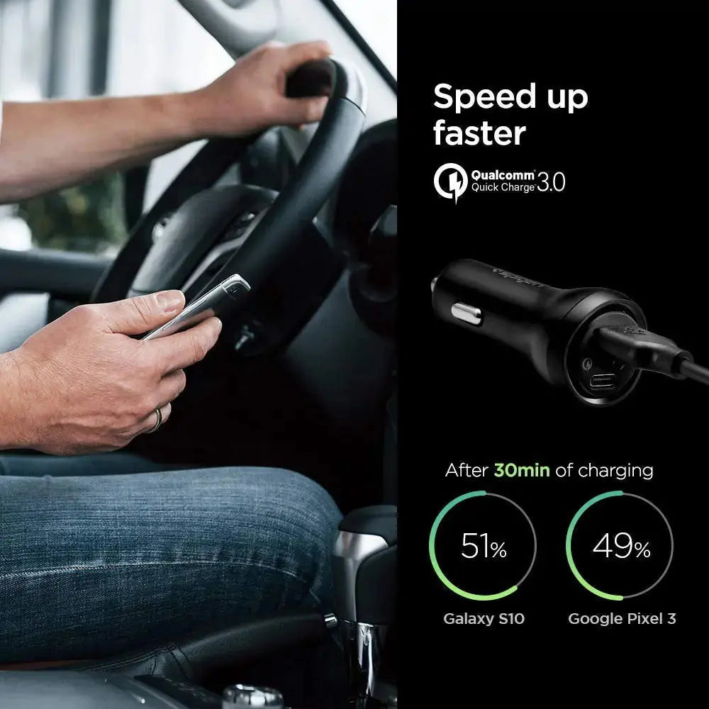30W USB-C Power Delivery Car Charger - Spigen Singapore