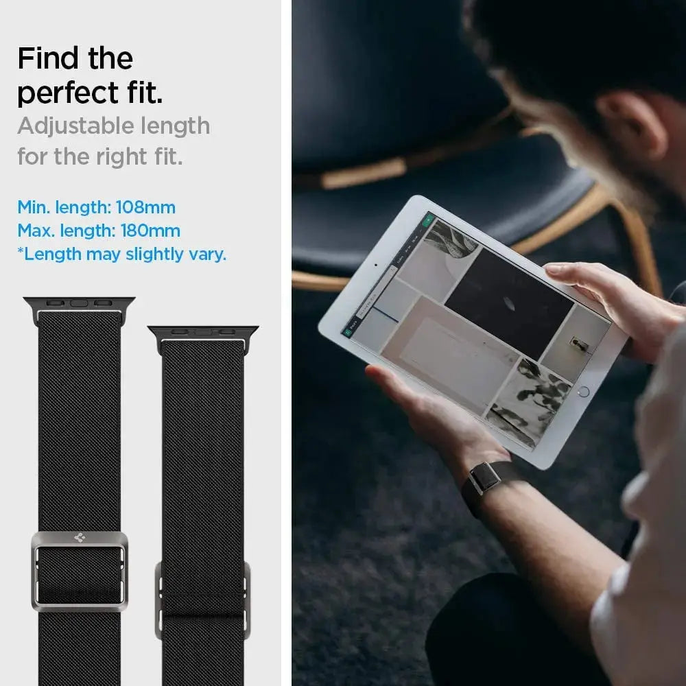Apple Watch Strap Series (42mm/41mm/40mm/38mm) Lite Fit - Spigen Singapore