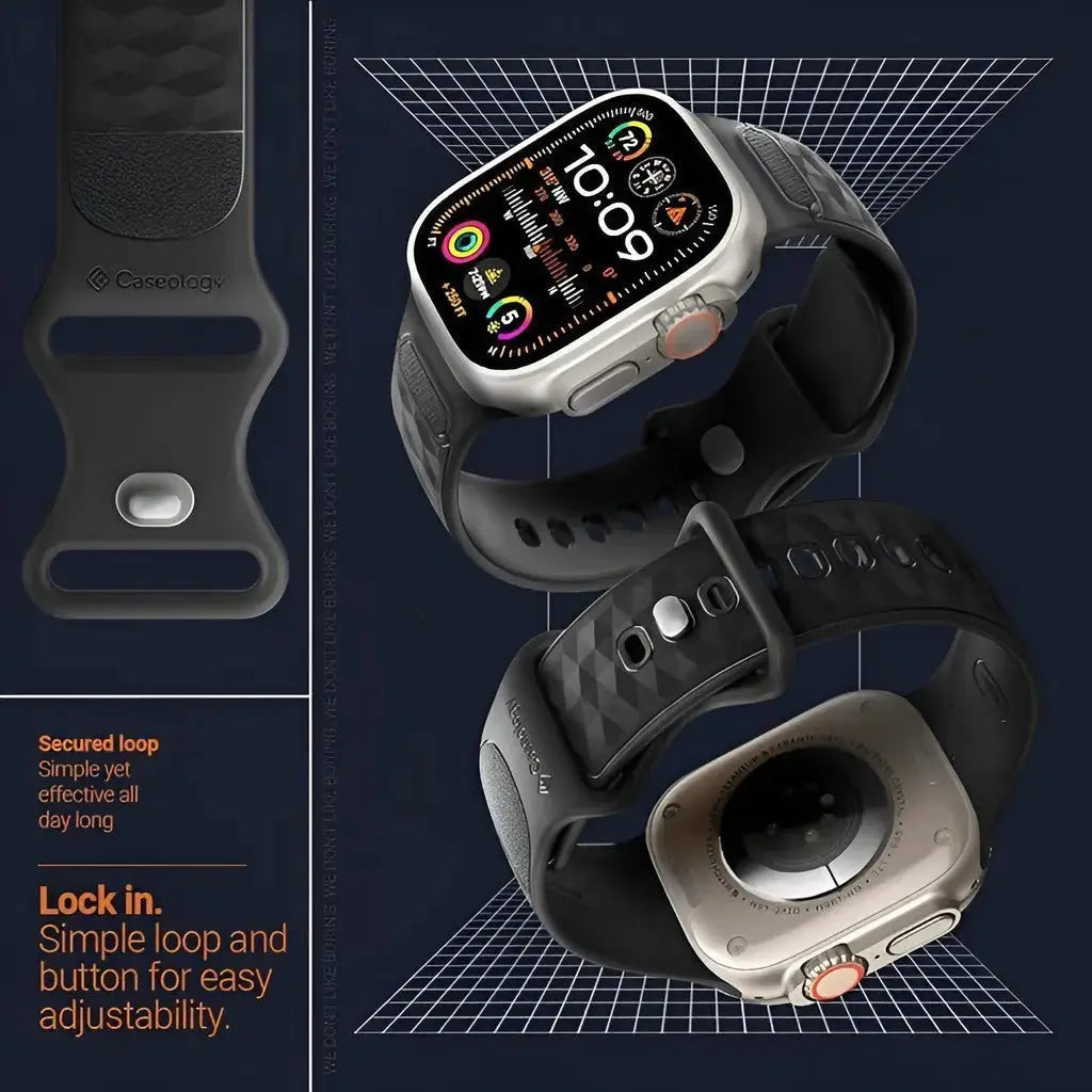 Caseology Apple Watch Strap Series (49mm / 46mm / 45mm / 44mm / 42mm) Parallax - Spigen Singapore