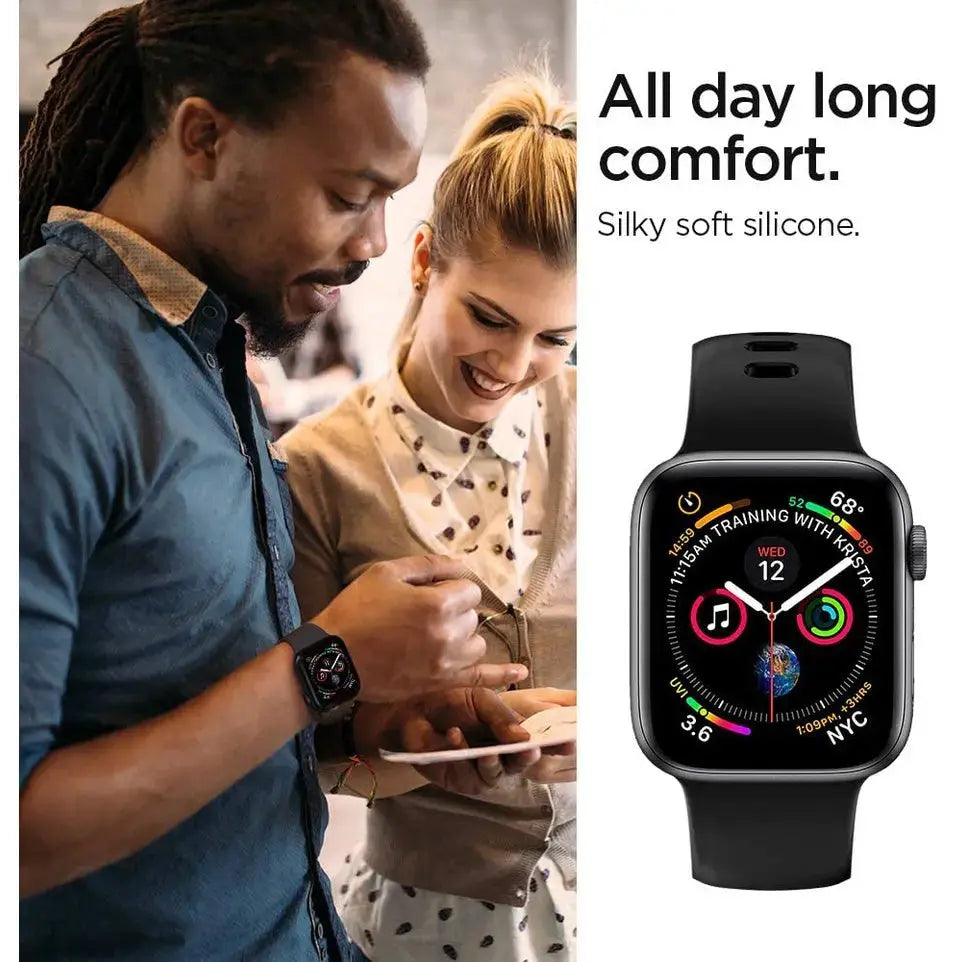 Apple Watch Strap Series (49mm / 46mm / 45mm / 44mm / 42mm) Silicone Fit - Spigen Singapore