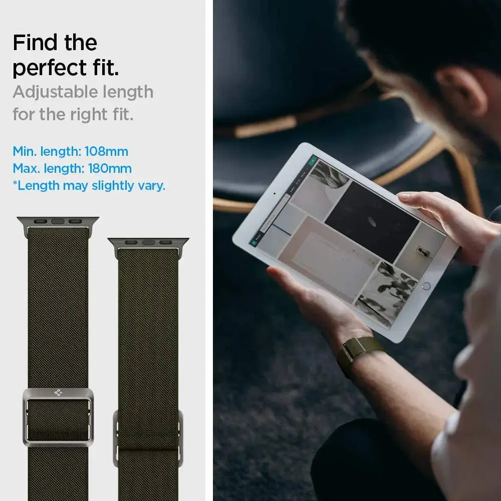 Apple Watch Strap Series (49mm / 46mm / 45mm / 44mm / 42mm) Watch Band Lite Fit - Spigen Singapore