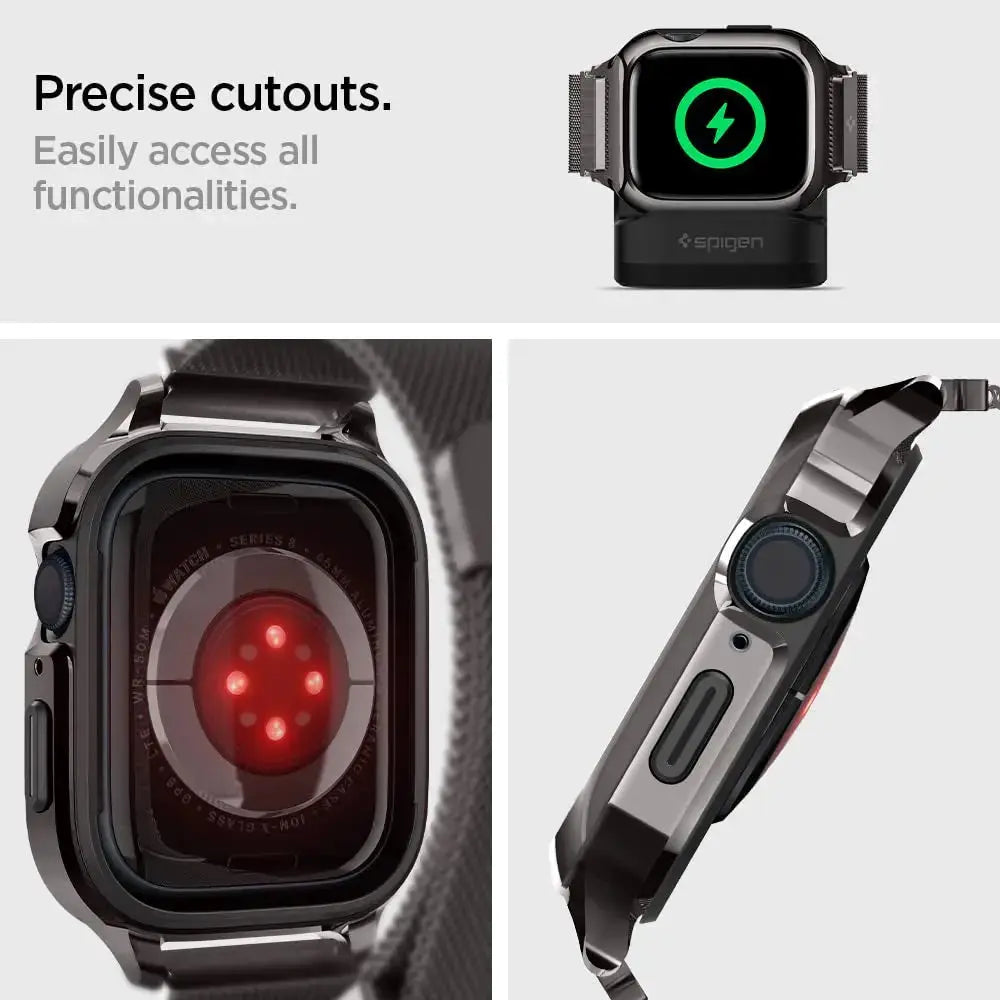 Apple Watch Case Series (45mm / 44mm) Metal Fit Pro - Spigen Singapore