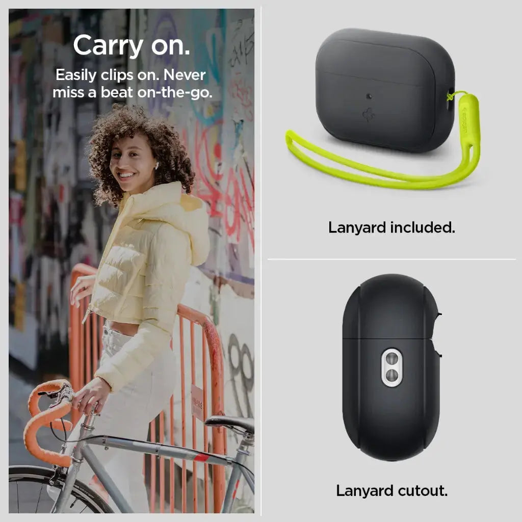 AirPods Pro 2 Case Silicone Fit and Strap - Spigen Singapore