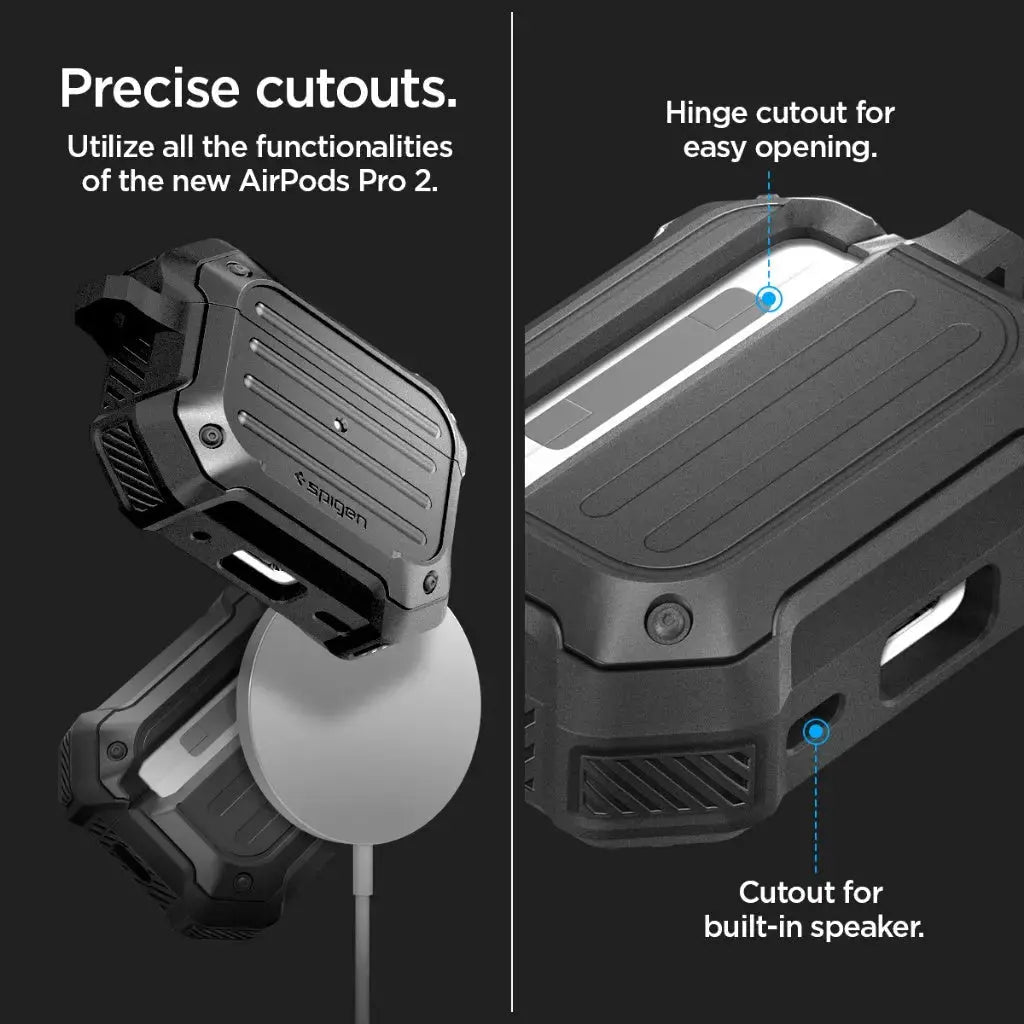 AirPods Pro 2 Case Tough Armor Magfit Magsafe Case - Spigen Singapore