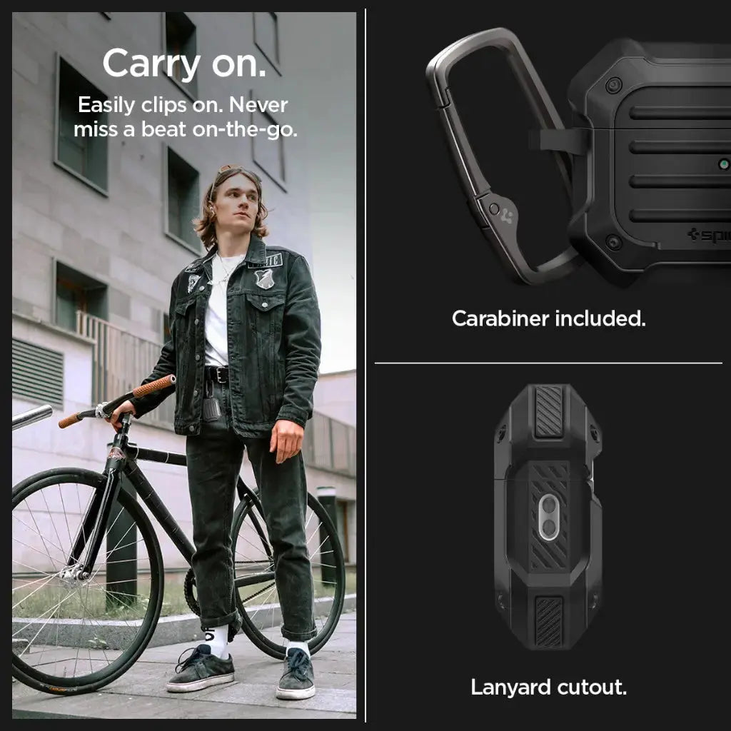 AirPods Pro 2 Case Tough Armor Magfit Magsafe Case - Spigen Singapore