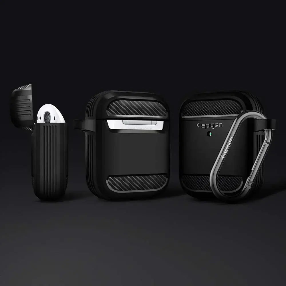 Apple AirPods 2nd Gen 1st Gen Case Rugged Armor - Spigen Singapore