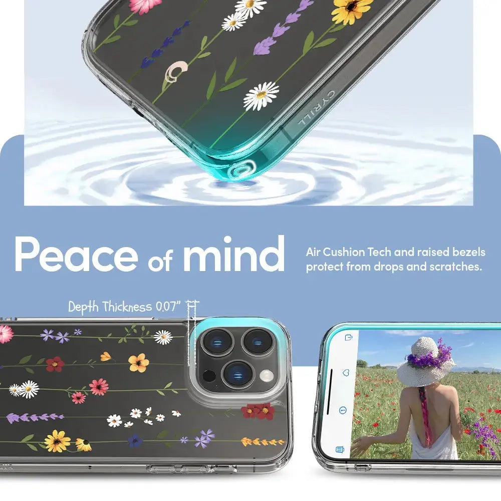 CYRILL iPhone 14 Pro Case Flower Garden - Spigen Singapore