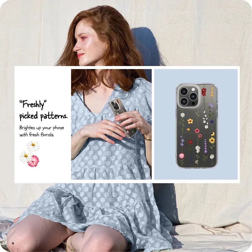 CYRILL iPhone 14 Pro Case Flower Garden - Spigen Singapore