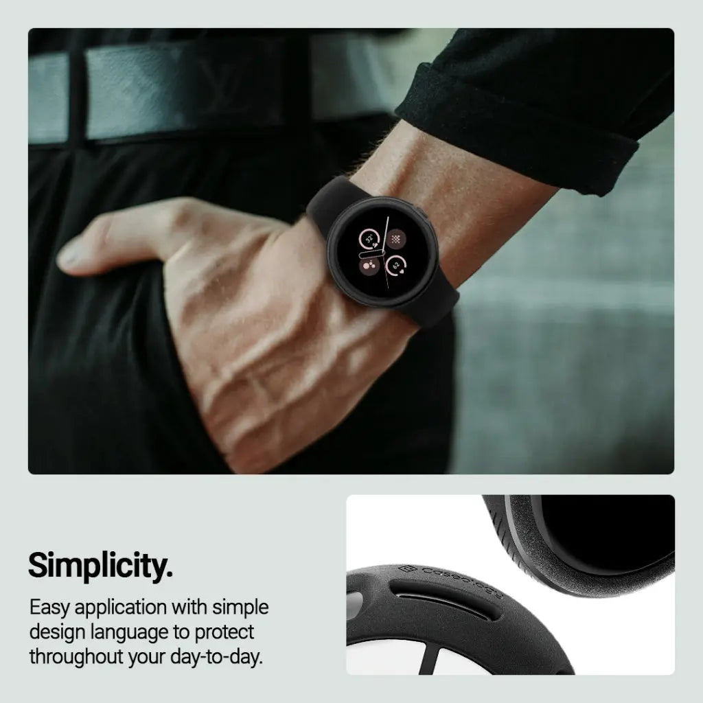 Caseology Google Pixel Watch 3 (45mm) Case Vault Google Pixel Casing Drop Protection Spigen Sub Brand Google Pixel Cover
