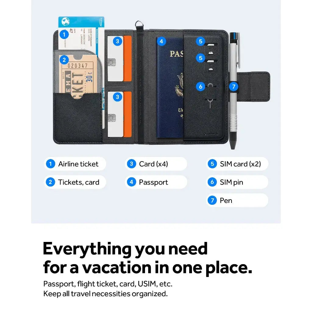 Caseology Passport Holder Card Holder With Stand - Spigen Singapore
