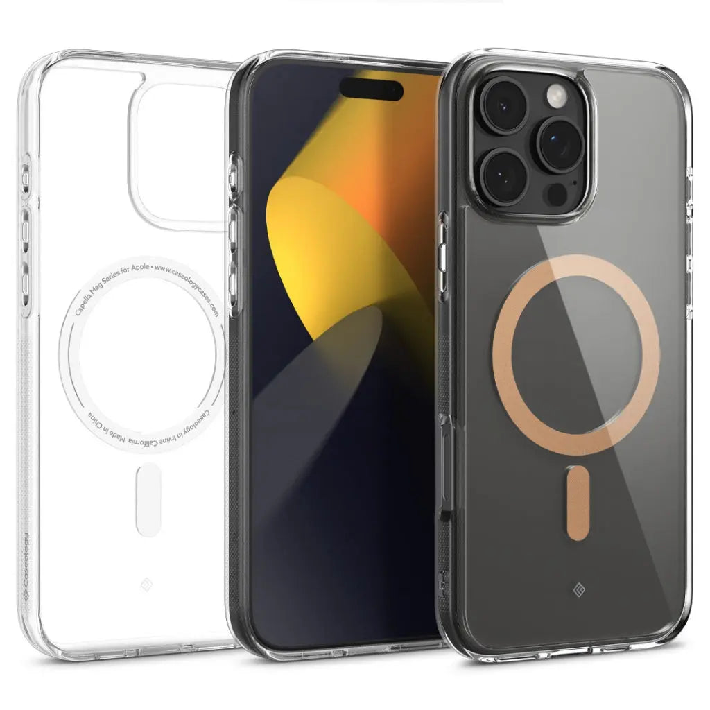 Caseology iPhone 16 Pro Case 6.3" Capella MagFit Clear Case Magnetic Phone Case iPhone Case iPhone Cover