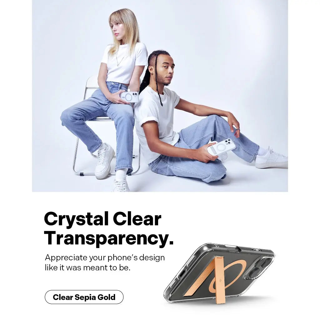 Caseology iPhone 16 Pro Max Case 6.9" Capella MagFit Kickstand Clear Case Magnetic Phone Case iPhone Case iPhone Cover