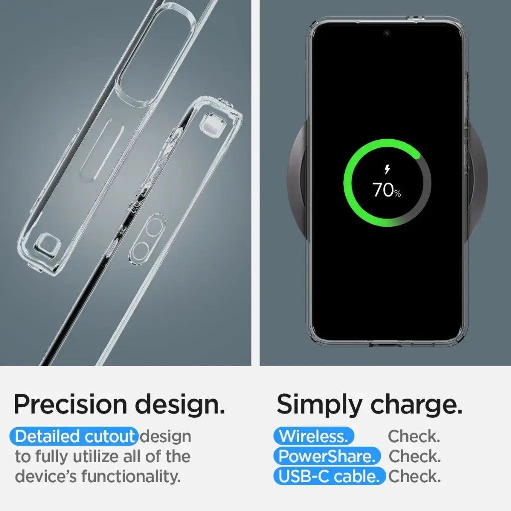 Galaxy S24 case Liquid Crystal / Crystal Flex - Spigen Singapore