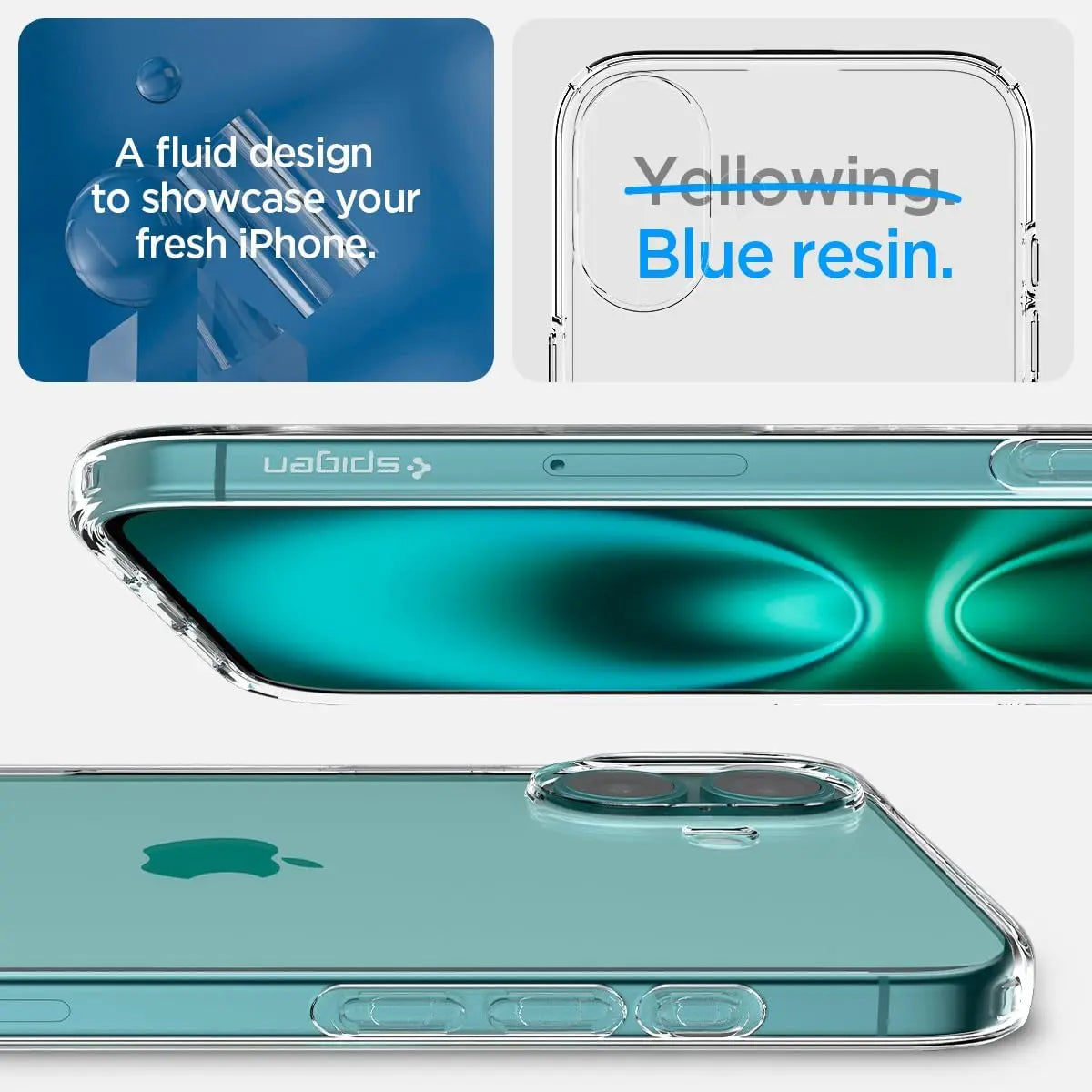 iPhone 16 Case Liquid Crystal / Crystal Flex