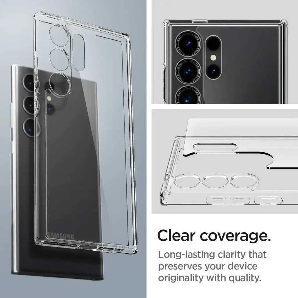 Galaxy S24 Ultra Case Ultra Hybrid / Crystal Hybrid Clear - Spigen Singapore