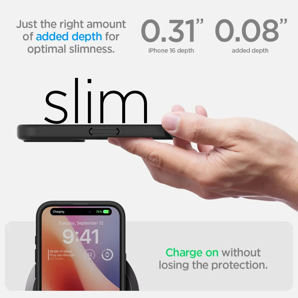 Spigen iPhone 16 Case 6.1" Ultra Hybrid / Crystal Hybrid Transparent Casing Drop Protective iPhone Cover