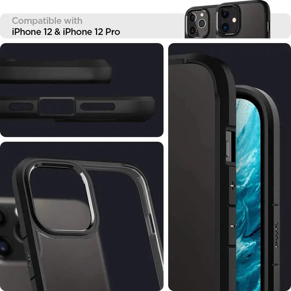 iPhone 12 Pro / iPhone 12 Case Ultra Hybrid / Crystal Hybrid - Spigen Singapore