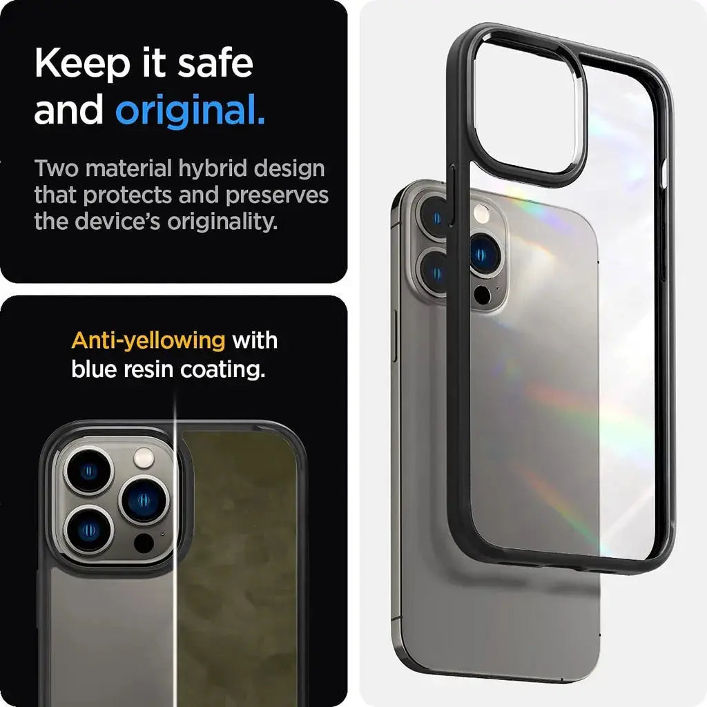iPhone 13 Pro Max Case Ultra Hybrid / Crystal Hybrid - Spigen Singapore