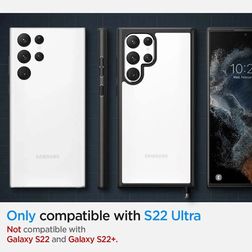 Galaxy S22 Ultra Case Ultra Hybrid / Crystal Hybrid - Spigen Singapore