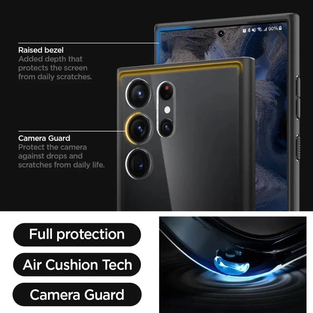 Galaxy S23 Ultra Case Ultra Hybrid / Crystal Hybrid - Spigen Singapore