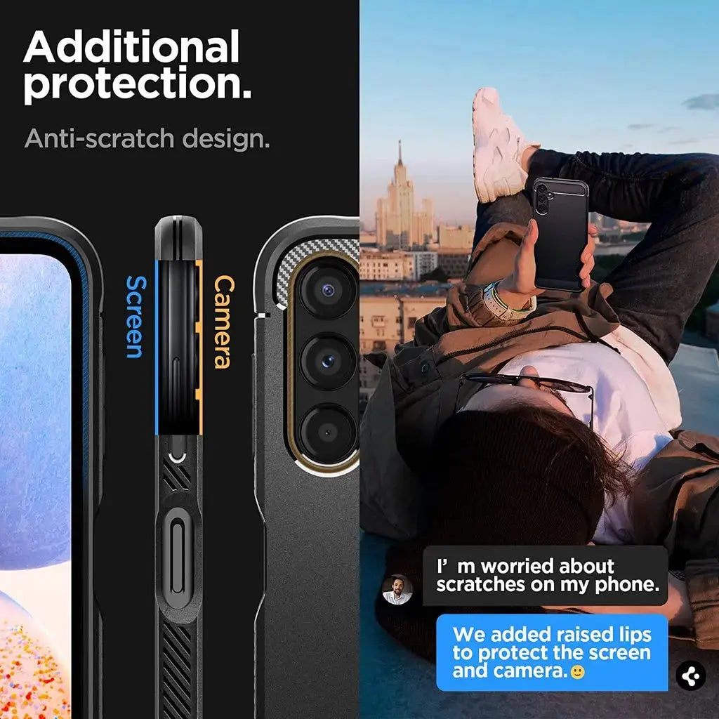 Galaxy A14 4G LTE Case Rugged Armor - Spigen Singapore
