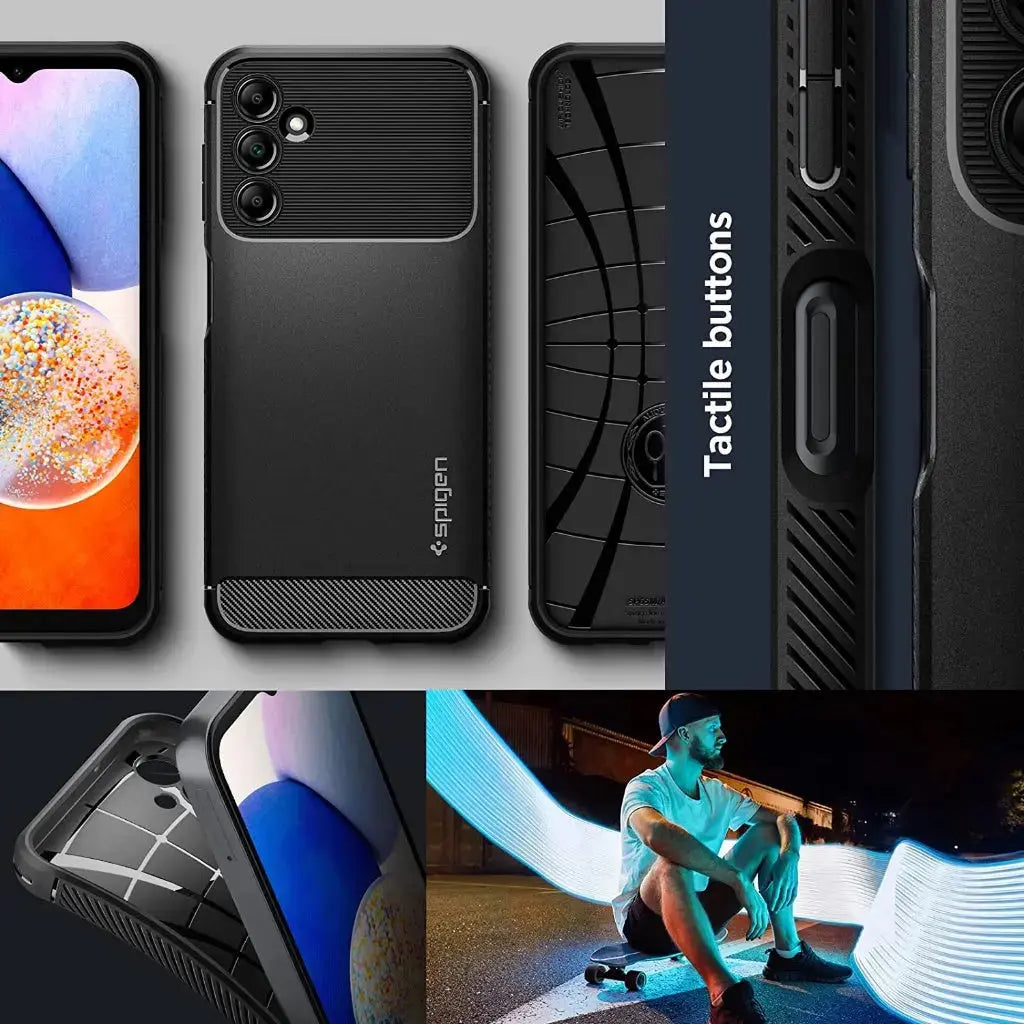 Galaxy A14 5G Case Rugged Armor - Spigen Singapore
