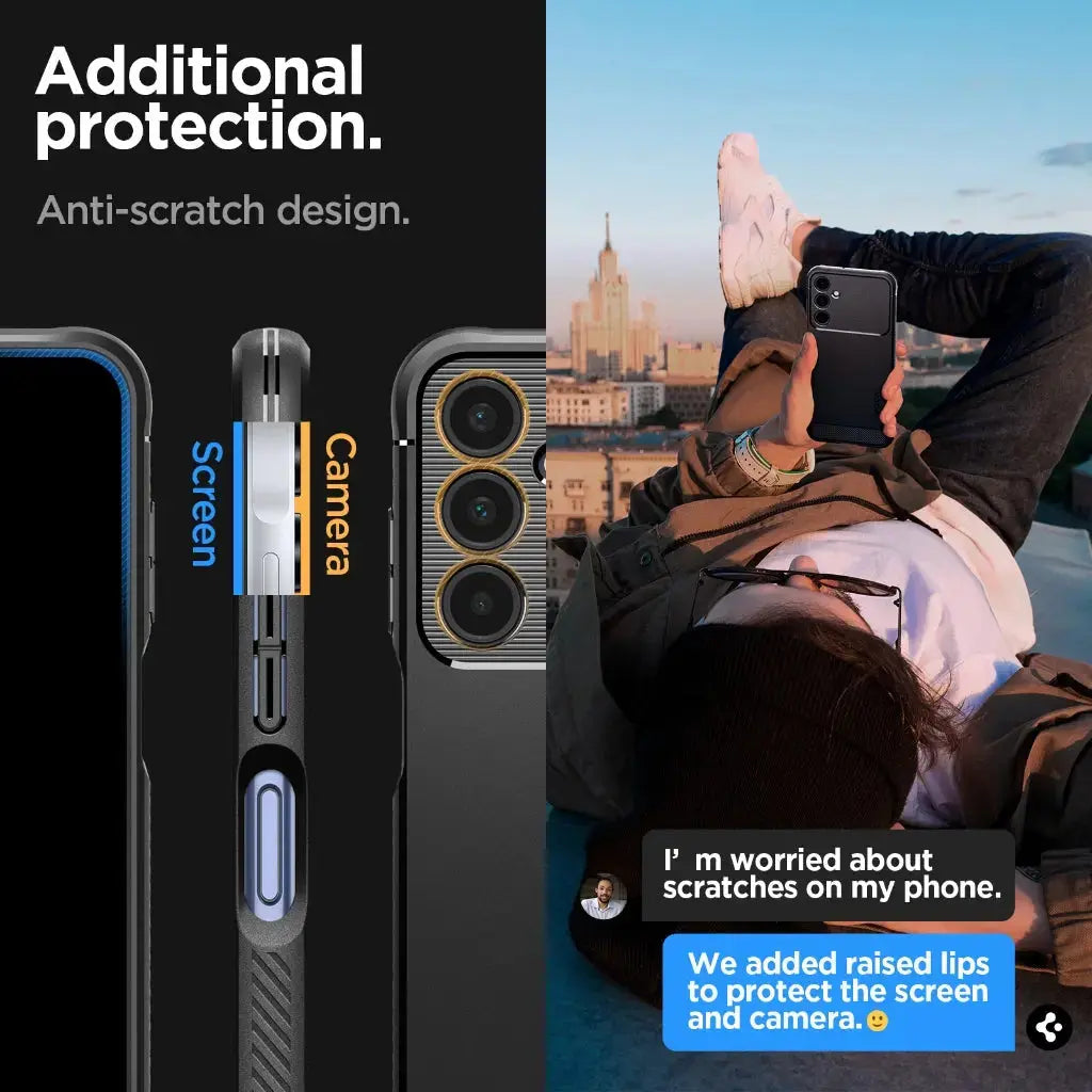 Galaxy A25 5G Case Rugged Armor - Spigen Singapore