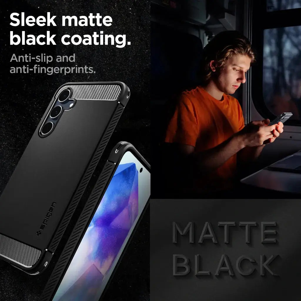 Galaxy A55 Case Rugged Armor - Spigen Singapore