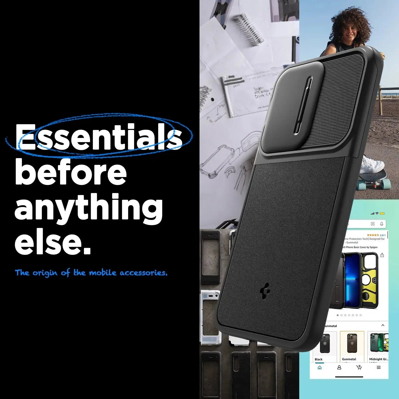 Galaxy A55 case Optik Armor - Spigen Singapore