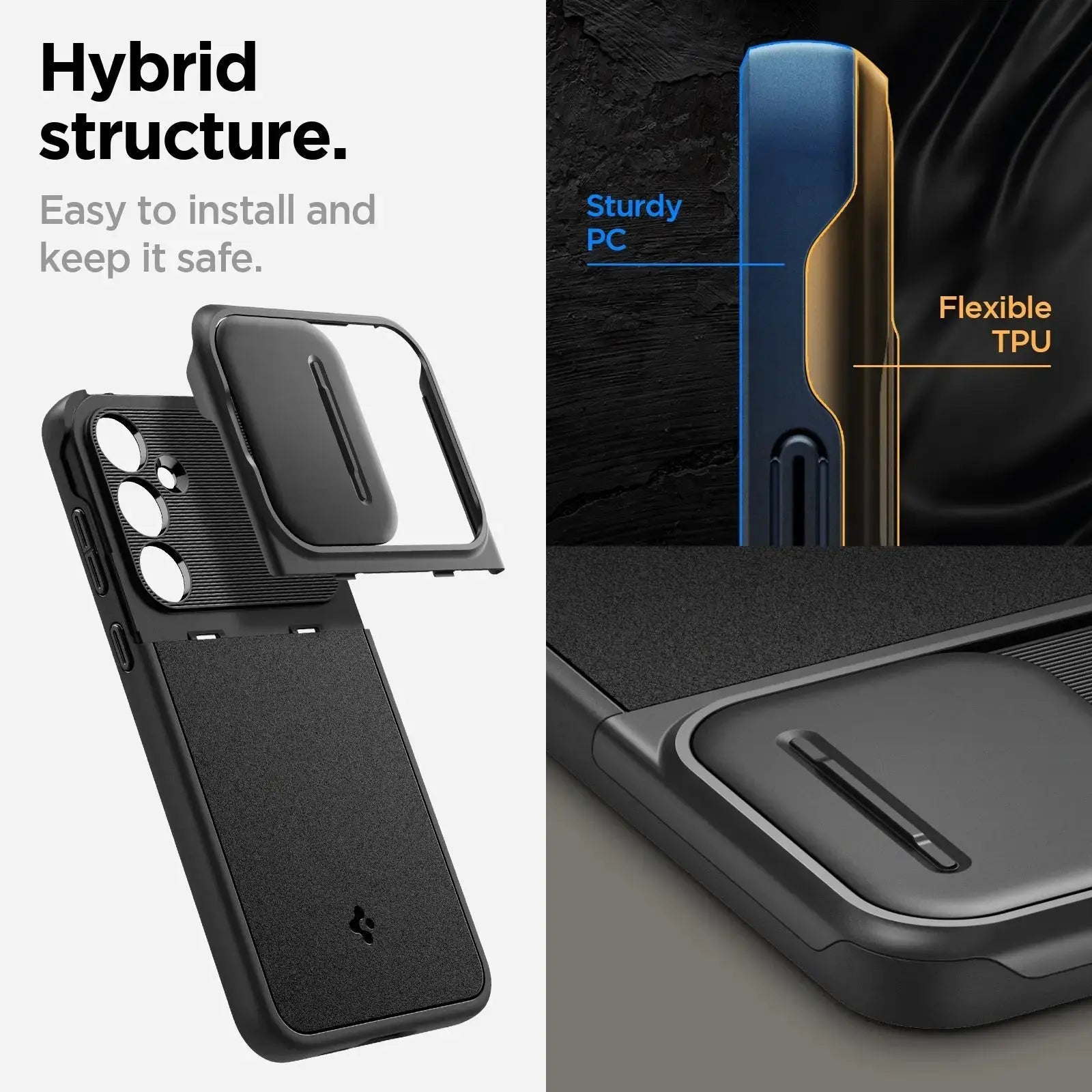 Galaxy A55 case Optik Armor - Spigen Singapore