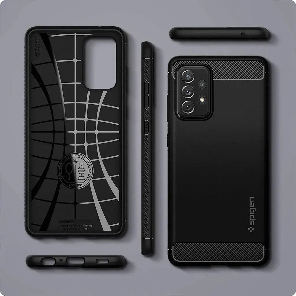 Galaxy A72 Case Rugged Armor - Spigen Singapore