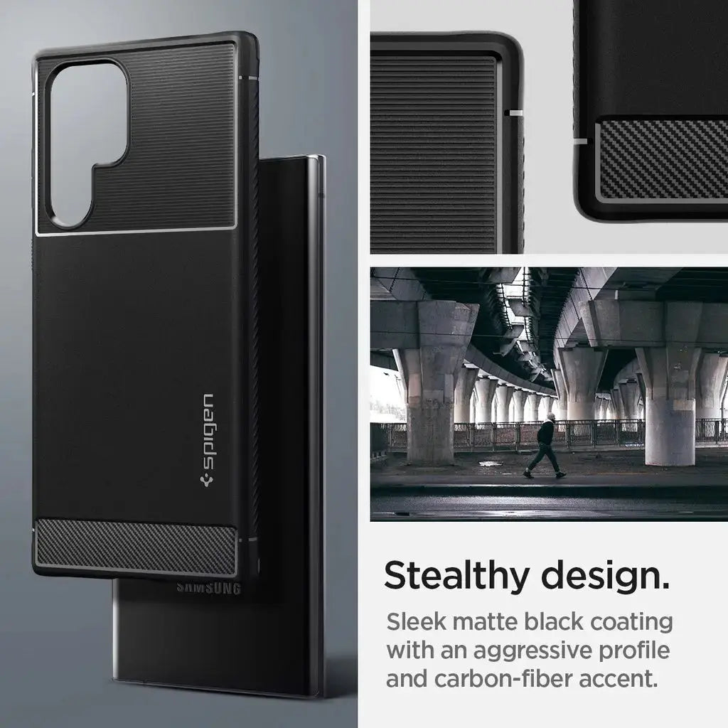 Galaxy S22 Ultra Case Rugged Armor - Spigen Singapore