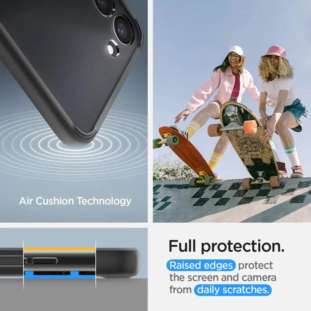 Galaxy S23 Case Ultra Hybrid Frost Black Matte - Spigen Singapore