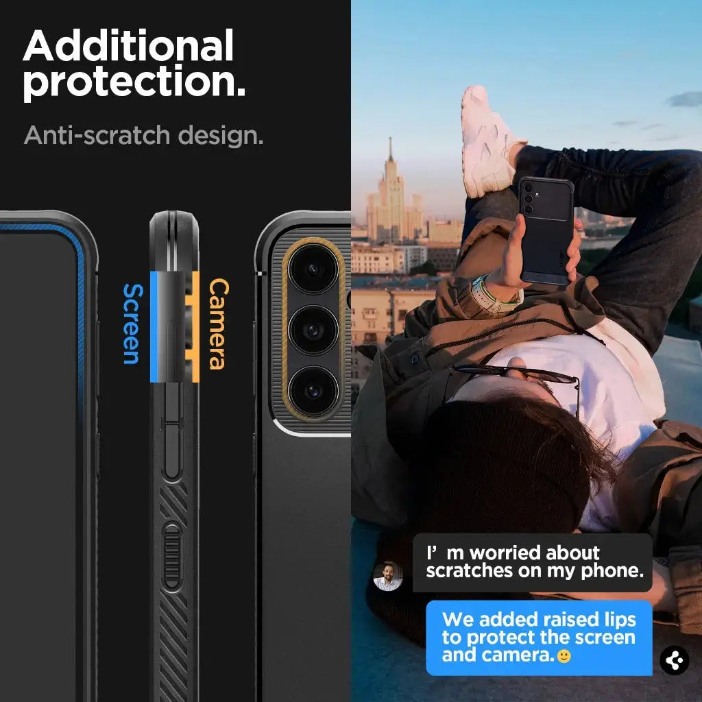 Galaxy S23 FE Case Cover Rugged Armor - Spigen Singapore