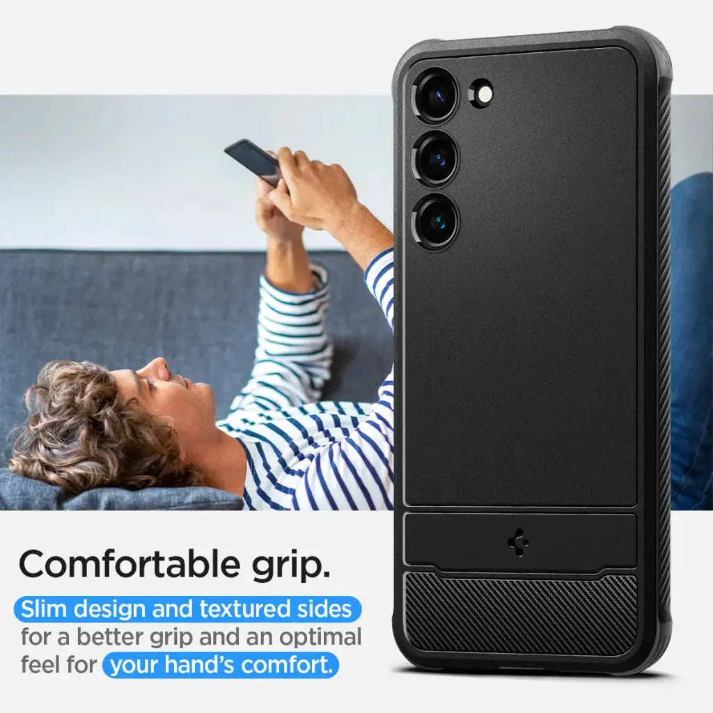Galaxy S23 Plus Case Rugged Armor - Spigen Singapore