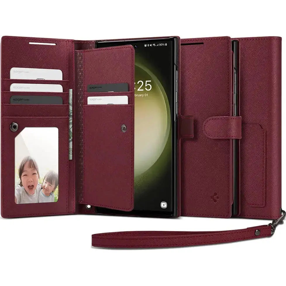 Galaxy S23 Ultra Case Wallet S Plus - Spigen Singapore