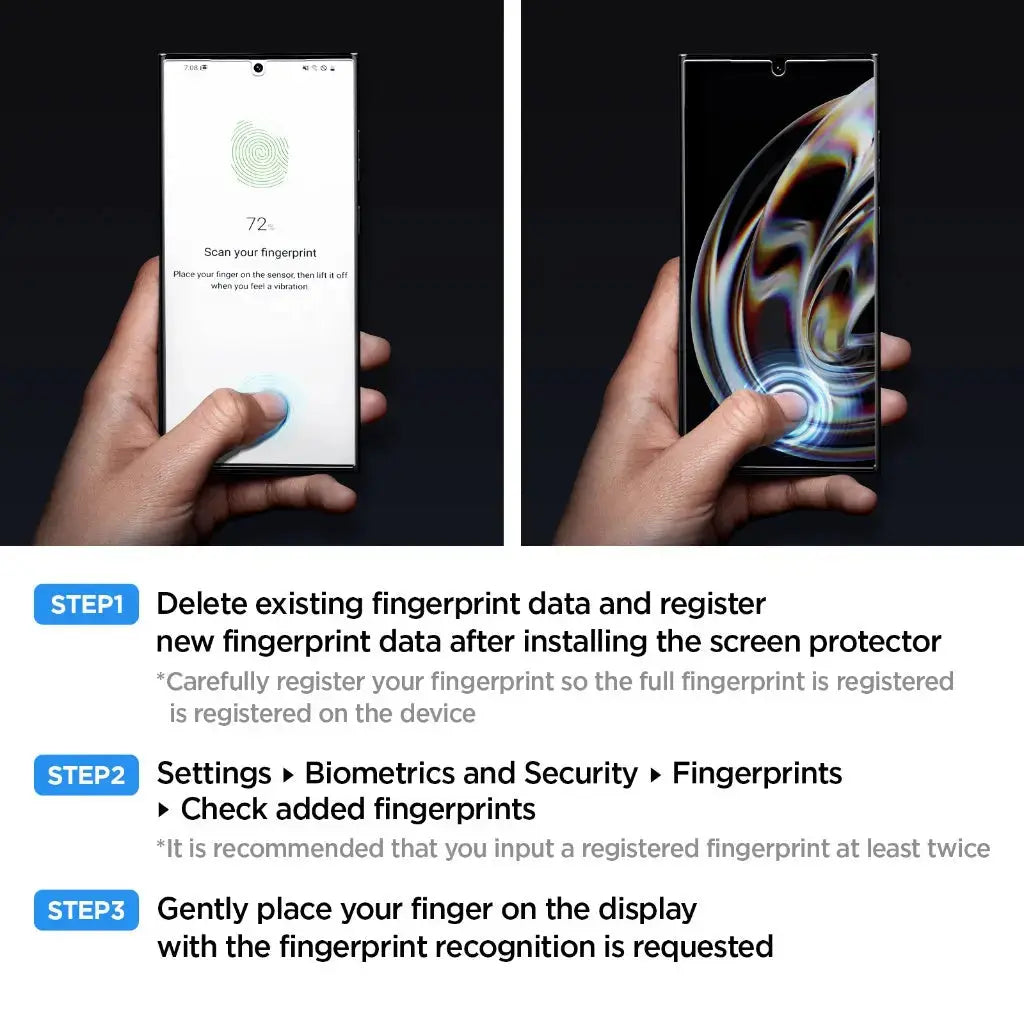 Galaxy S23 Ultra Screen Protector Glas.tR Platinum - Spigen Singapore