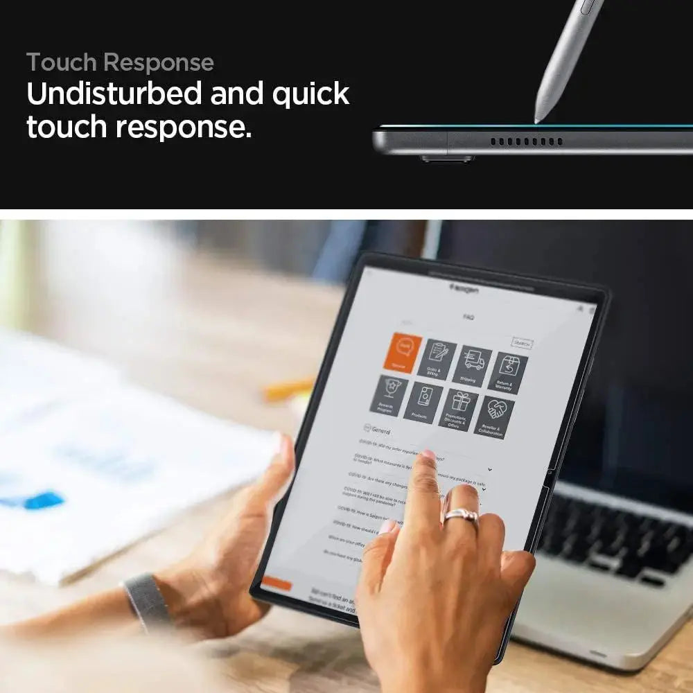 Galaxy Tab A7 Screen Protector EZ FIT GLAS.tR - Spigen Singapore