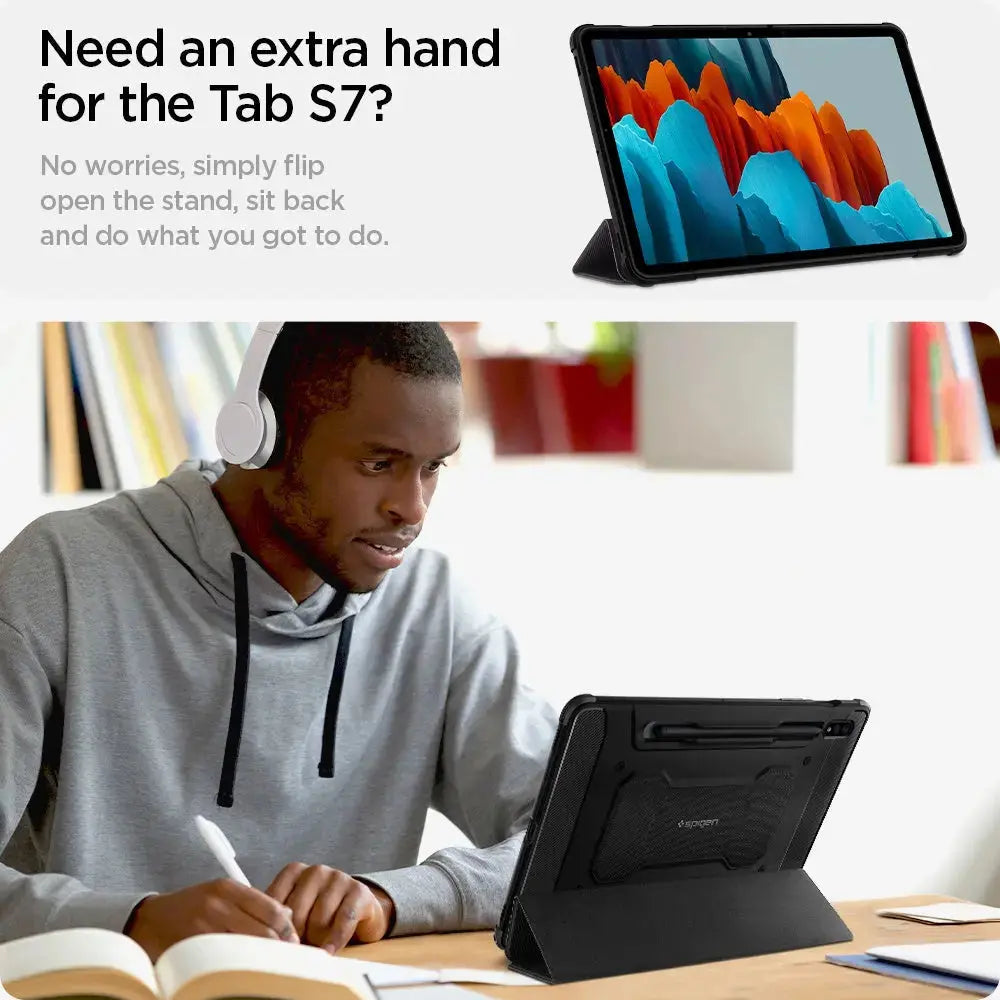 Galaxy Tab S8 / Galaxy Tab S7 Case Rugged Armor Pro - Spigen Singapore