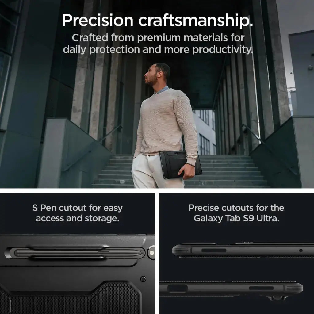 Galaxy Tab S10 Ultra / S9 Ultra / S8 Ultra Case Rugged Armor Pro - Spigen Singapore