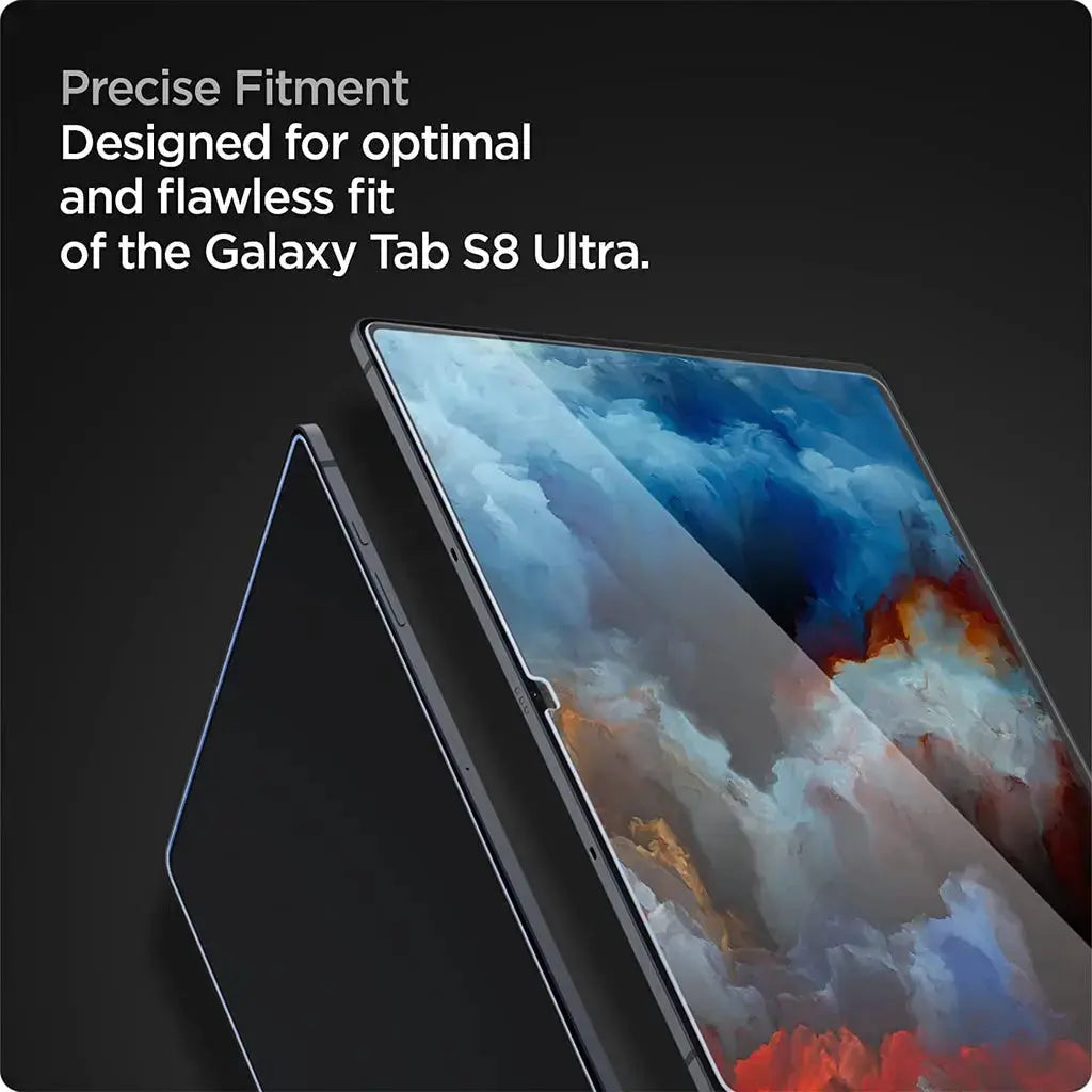 Galaxy Tab S8 Ultra Screen Protector EZ FIT GLAS.tR - Spigen Singapore