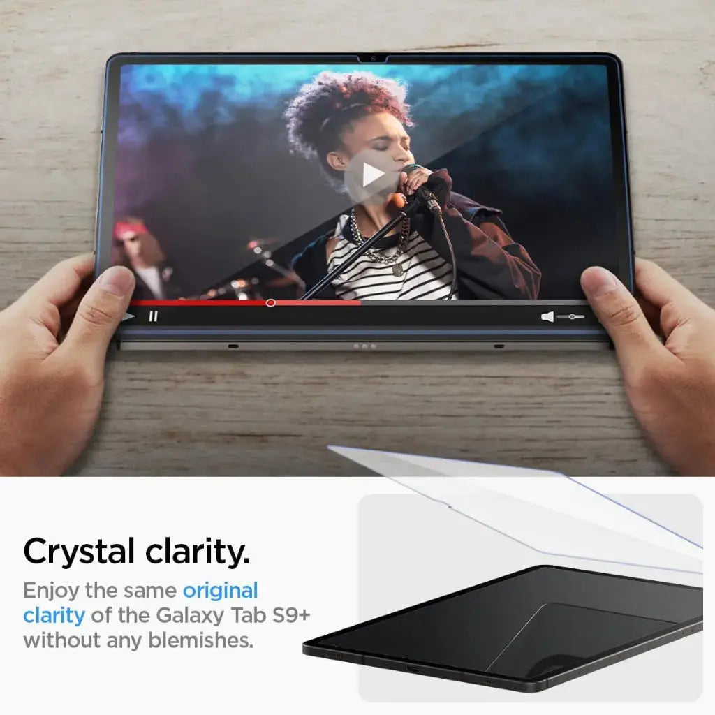 Galaxy Tab S10+ / S9+ Screen Protector EZ FIT GLAS.tR - Spigen Singapore
